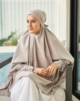 Fawn Linen Jilbab