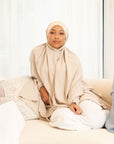 Stone Linen Jilbab