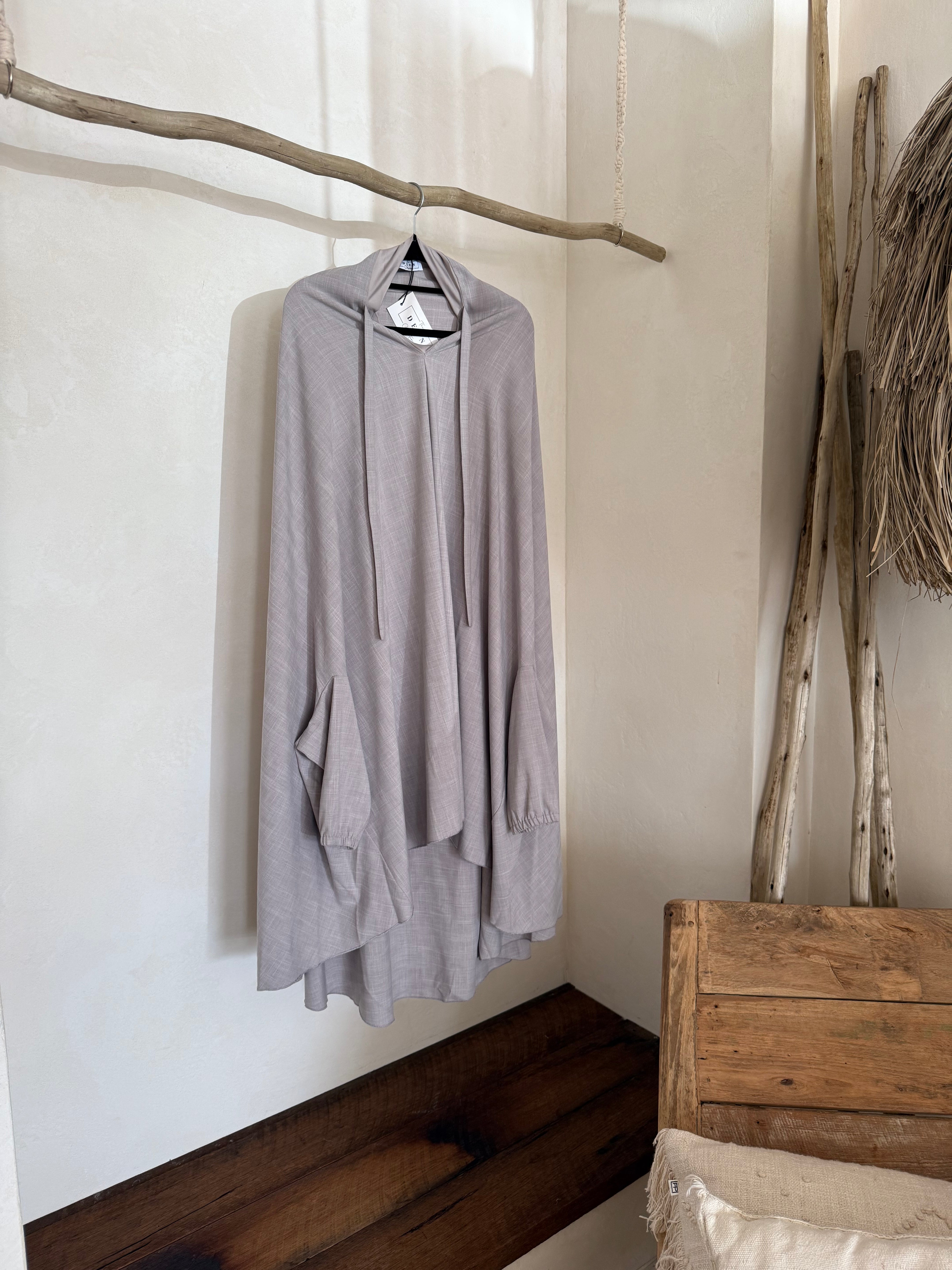 Fawn Linen Jilbab